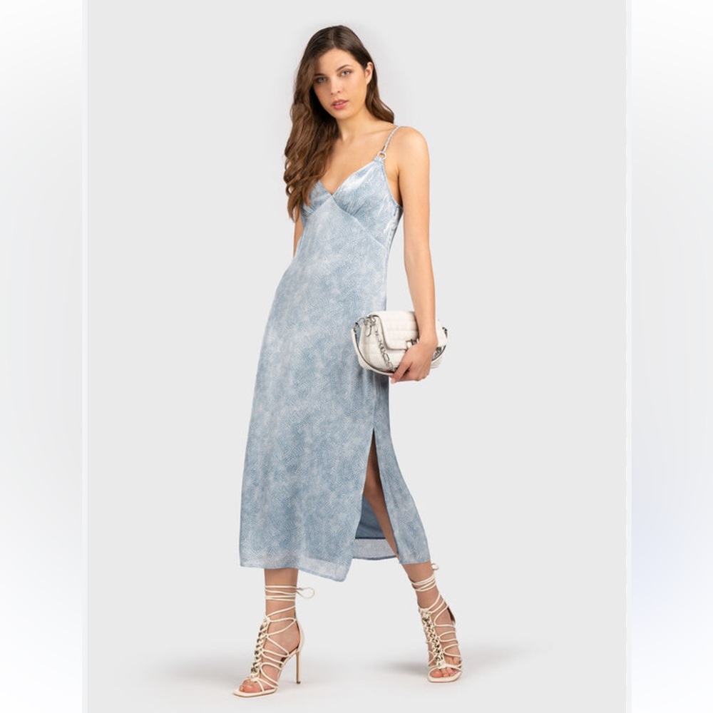 Michael Kors Blue Midi Dress